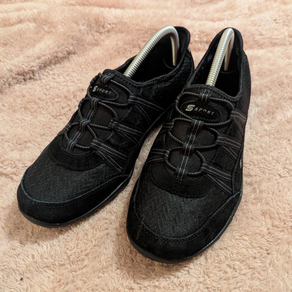 Women's S Sport by Skechers Performance Slip-Ons - Triple Black (Size 10)